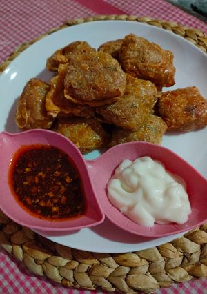 Foto resep Lumpia ayam udang kulit tahu