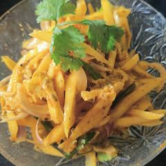 A picture of Raw mango onion salad.
