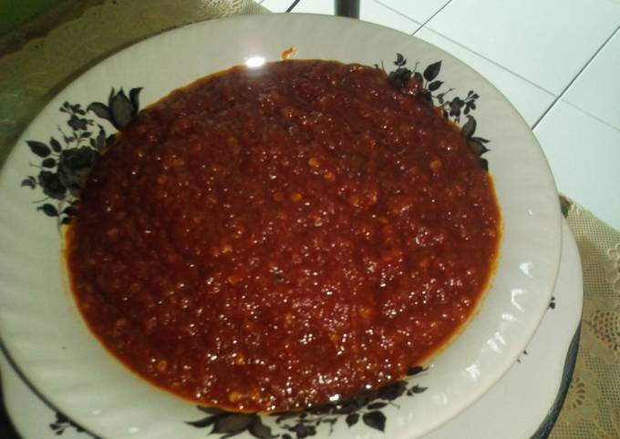 Sambal bajak pedas manis