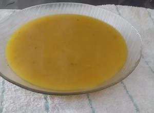 Una foto de Crema de ahuyama o zapallo