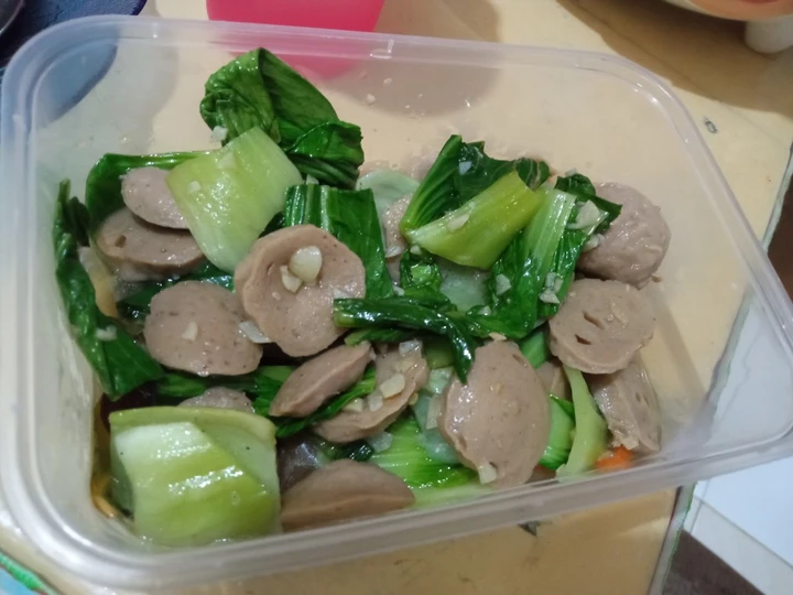 Cara Gampang Menyiapkan Resep Tumis baso pakcoy Anti Ribet, Mantap