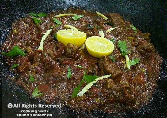 Simple Way to Make Super Quick Homemade Balti gosht