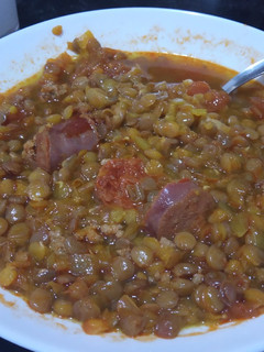 Una foto de Lentejas con chorizo