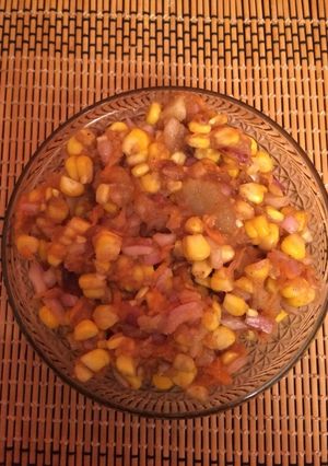 A picture of Corn salad.