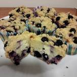 Blueberry Cheese muffin streusel
