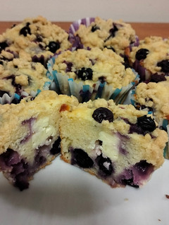 Foto resep Blueberry Cheese muffin streusel