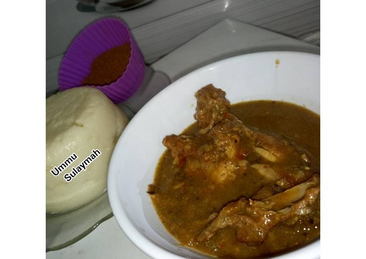 Recipe of Any-night-of-the-week Tuwon Semolina Miyan Kubewa Bushasshe Cooking Basics for Newbies