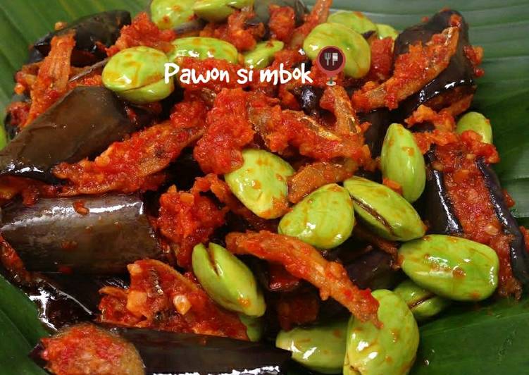 Terong sambal teri pedas pawon si mbok