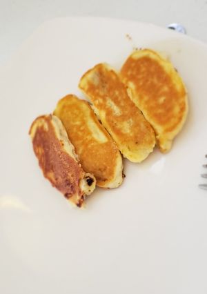 Una foto de Guineos empanado en harina de pancakey