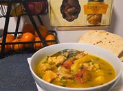A picture of chicken stew