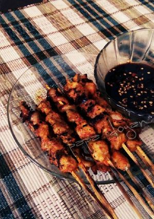 Foto resep Sate ayam bumbu lengkuas