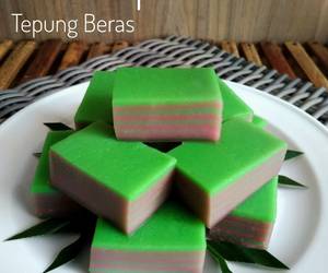 Resep Unik Kue Lapis Tepung Beras Lezat Mantap