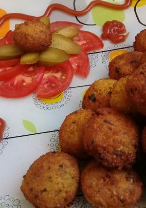 عکسی از دستور فلافل خونگی