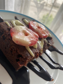 Duplacsokis-epres Brownie recept fotója