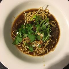 A picture of Slow cooker miso beef.