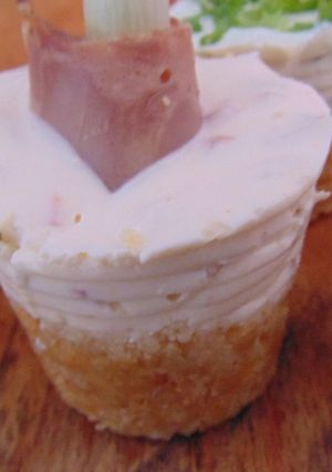 O poză a rețetei Cheesecake sărat.