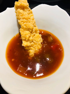 A picture of Sweet and Spicy Apricot Dipping Sauce.