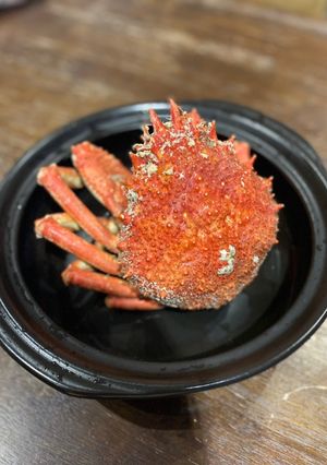 A picture of Spider crab steamed.