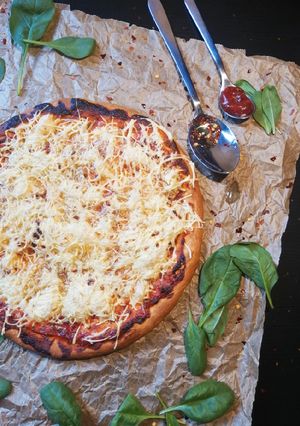Vegán pizza recept fotója