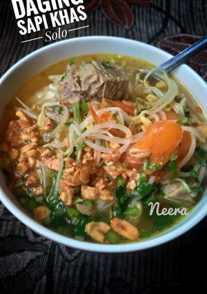 Foto resep Soto Bening Daging Sapi (Solo)