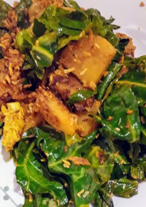 A picture of Coconut greens.