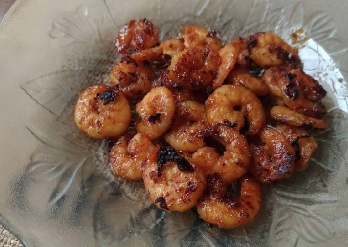 Udang bakar madu (spicy/not spicy)