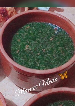 صورة لوصفة الملوخيه 🌿 😋