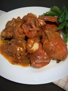 Foto resep Kepiting saus Padang