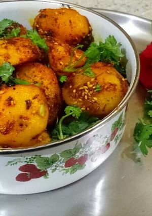 A picture of Chatpate Aloo.