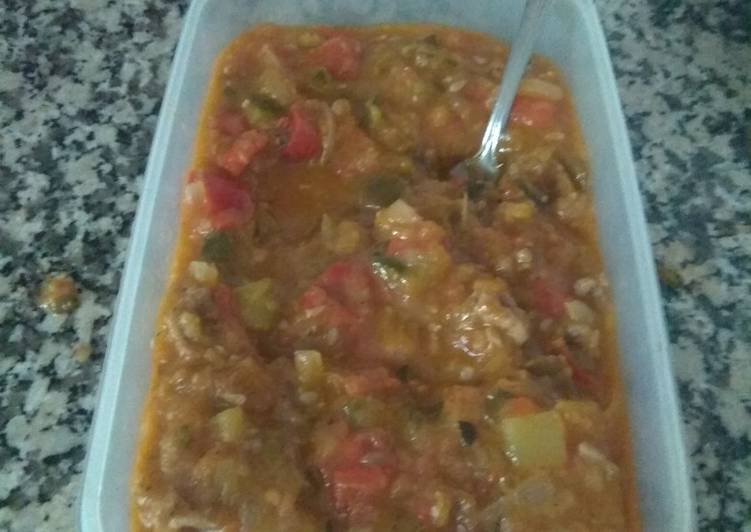 Pisto en la panificadora