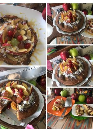 A picture of Super Moist French Apple Cinnamon Cake.
