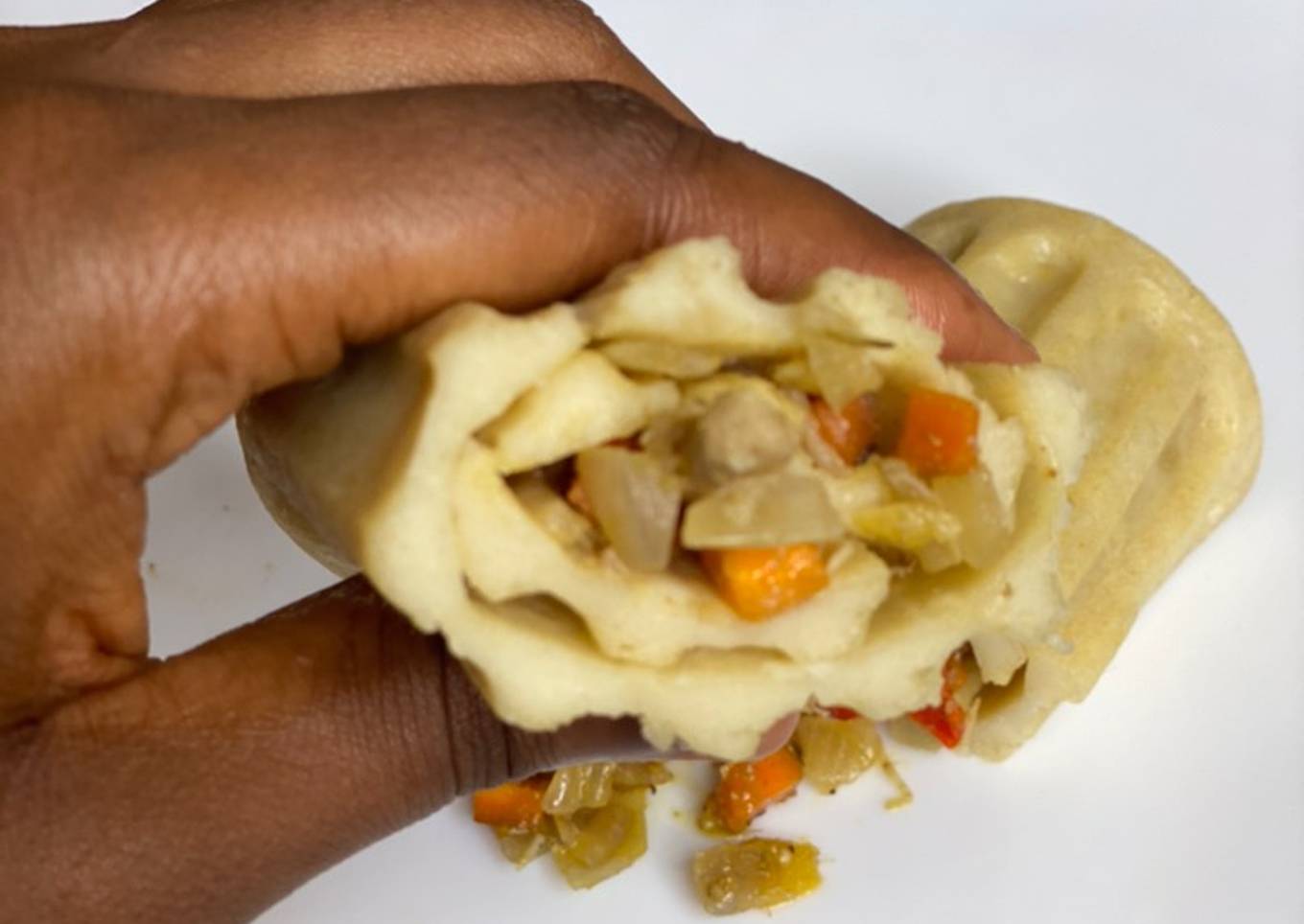 Title:Chicken pancake wrap