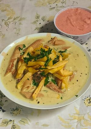 A picture of Peanut Soup (Sopa de Maní) – Cruceño Style.