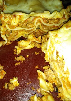 A picture of Lasagna.