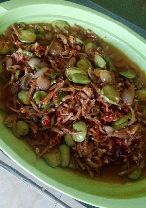 Foto resep Tumis bawang teri pete