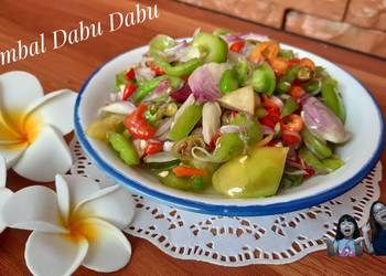 Masakan Populer Sambal dabu dabu khas manado Ala Restoran