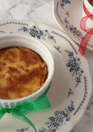 Una foto de Crema catalana
