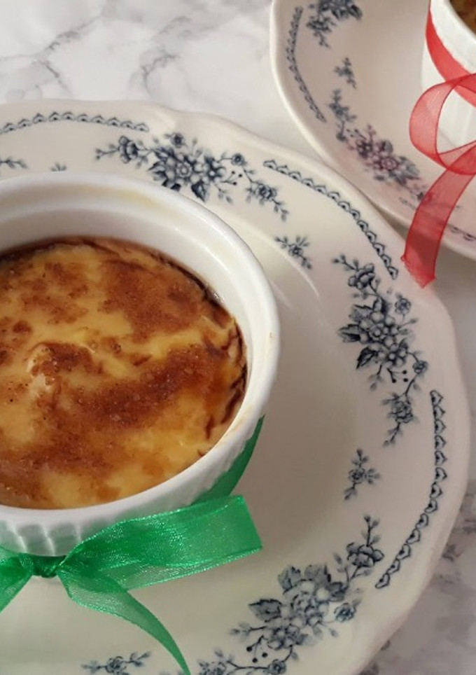 Una foto de Crema catalana