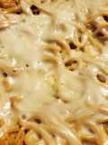 Espaguetti en crema de chipotle con pollo🌺