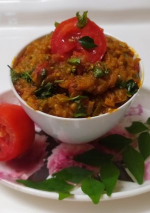 રીંગણ દુધીનો ઓળો :(rigan dudhi olo in Gujarati) રેસીપી મુખ્ય ફોટો