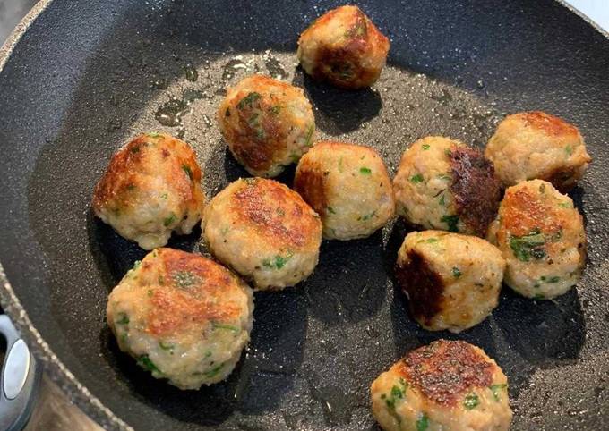 Pork meatballs (from sausage meat)