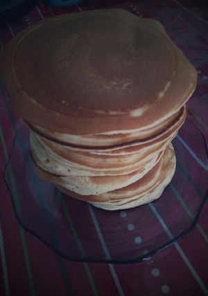 Una foto de Pancakes (hot cakes americanos)
