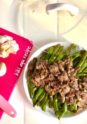 Foto resep Baby Buncis Sapi ala Szechuan