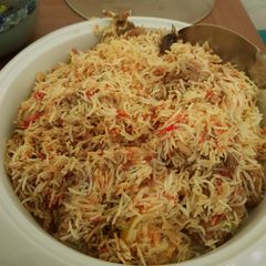 A picture of Chicken Biryani.