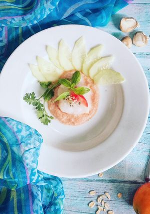 Hình của món Ăn dặm- Tôm sốt phomai nấm rơm.