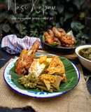 Nasi Kapau (Gulai Kapau + Ayam Goreng + Sambal Ijo)