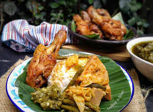 Foto resep Nasi Kapau (Gulai Kapau + Ayam Goreng + Sambal Ijo)