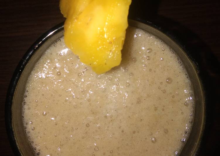 Resep Smoothies Nanas Pisang Dan Vanilla, Lezat Sekali
