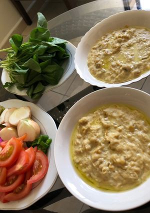 صورة لوصفة حمص حب بطحينة