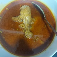 A picture of Chicken qorma.